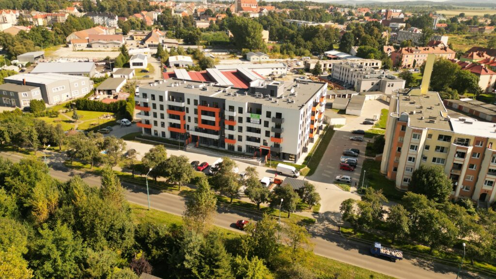 Budynki mieszkalne ulica Kolejowa Dzierżoniów