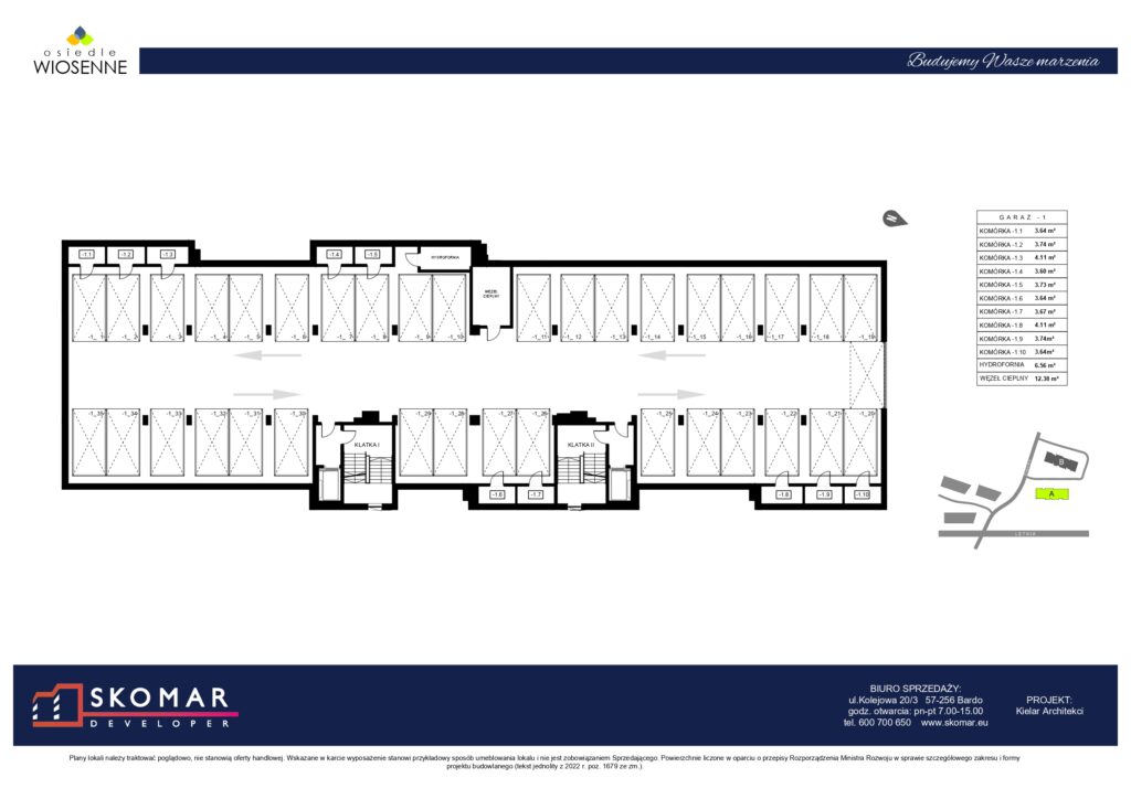 Miejsca Postojowe Budynek A Osiedle Wiosenne Kłodzko